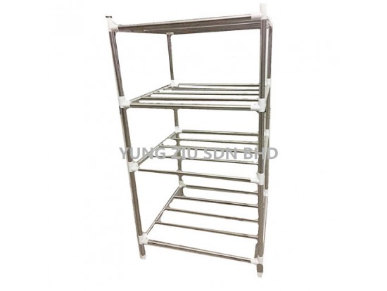 STAINLESS STEEL FOUR-STORY FRAME SQUARE FRAME 42*44*76CM